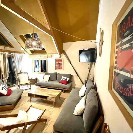 Maison Maillots Et Bigorneaux, 15 Pers, Jacuzzi, 40m De La 펜션