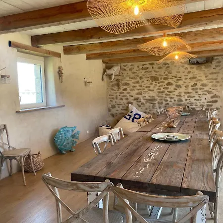Maison Maillots Et Bigorneaux, 15 Pers, Jacuzzi, 40m De La